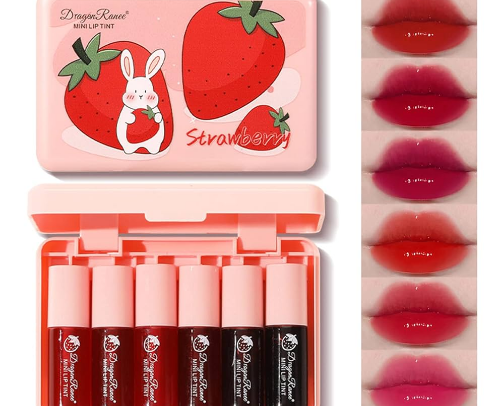 Lip stain cover photo collage