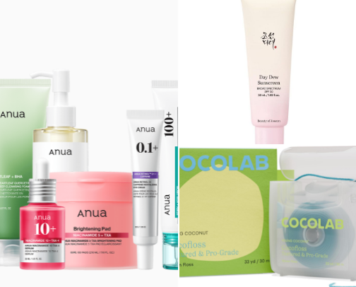 Korean Skincare recs cover photo collage