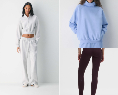 Athletic wear cover photo collage