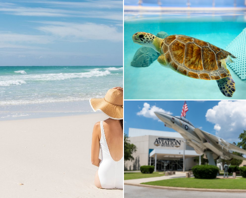 Exploring Florida's Emerald Coast cover photo collage