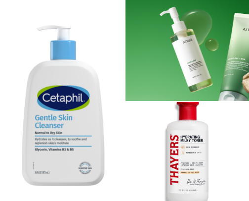 Affordable skincare cover photo collage