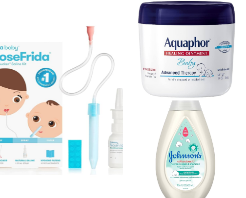 Essential products for your baby's personal care and feeding👶🏻 cover photo collage
