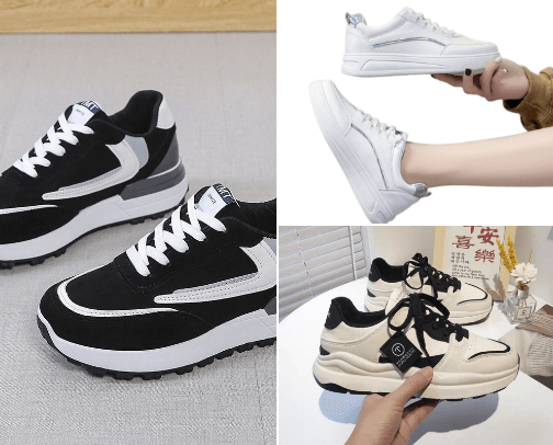 Running Sneaker cover photo collage