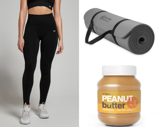 Gym Essentials & Healthy Lifestyle Favs 🏋️‍♀️✨ cover photo collage