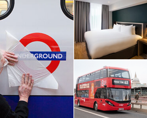 London Travel Guide cover photo collage