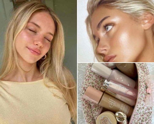 Clean Girl Makeup 💄 cover photo collage