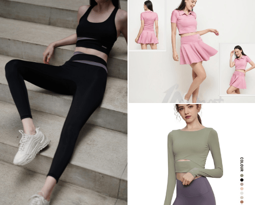 Here's sport wear to be more active in 2024 cover photo collage