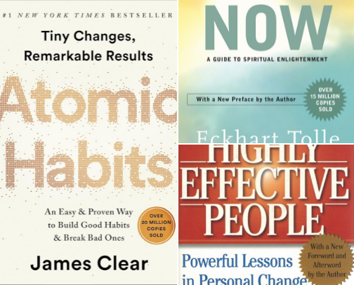 Books to Read for Personal Growth cover photo collage