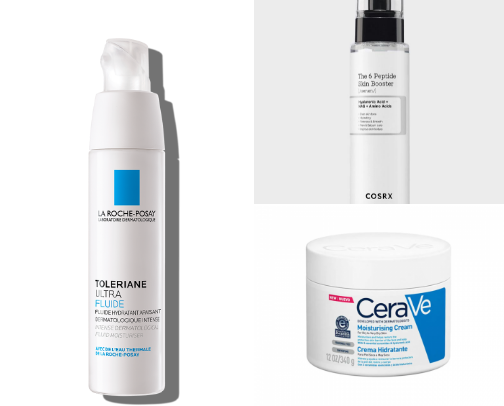 SKINCARE PRODUCTS FOR DRY/SENSITIVE SKIN cover photo collage