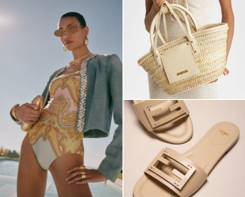 Doll, you can't go on vacation without these things. cover photo collage