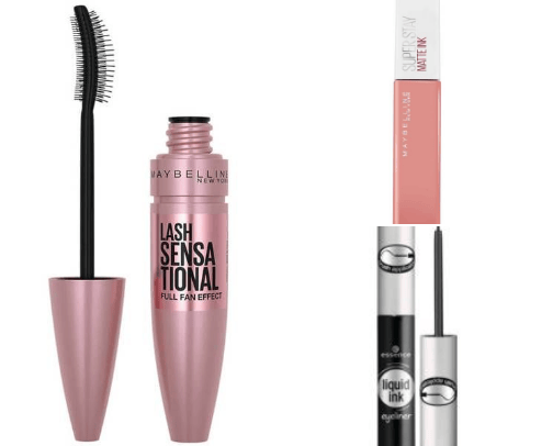 Drugstore makeup must haves! cover photo collage