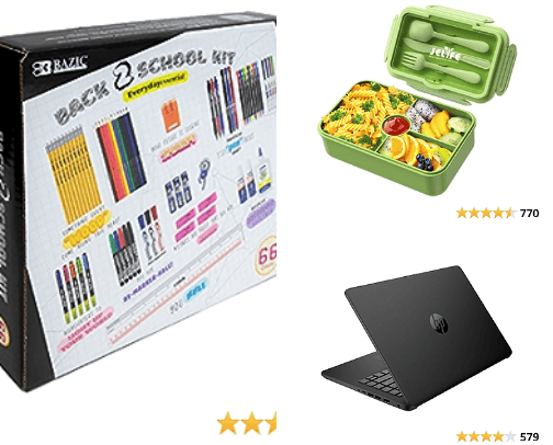 Back to school essentials cover photo collage