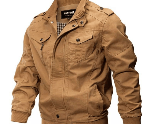 "UrbanShield – Stylish and Durable Men’s Jackets" cover photo collage