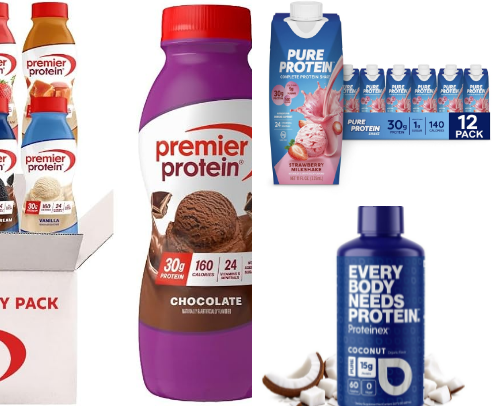Protein Drink / Whey Protein cover photo collage