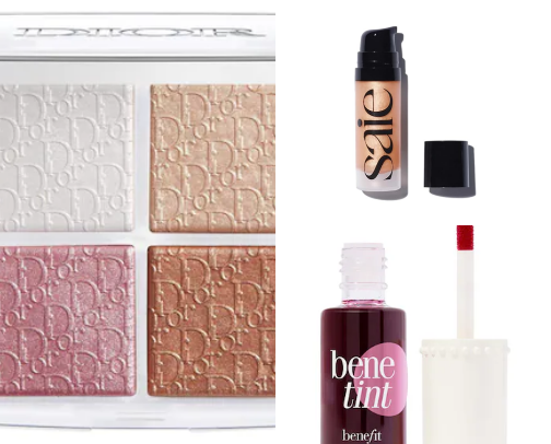 What’s in my makeup bag 🪞🫧🎀🍓 cover photo collage