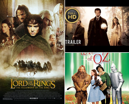 Clare's Favorite Fantasy Movies!  My favorite Genre! cover photo collage