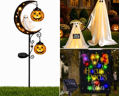 Halloween decorations for outside cover photo collage