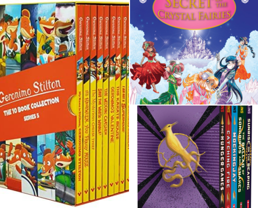 Books I loved as a pre-teen cover photo collage