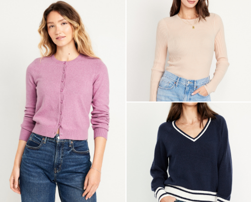 Old navy fall favorites cover photo collage