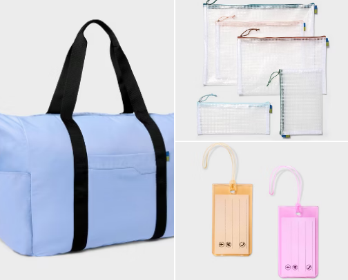 Affordable Travel Goodies cover photo collage