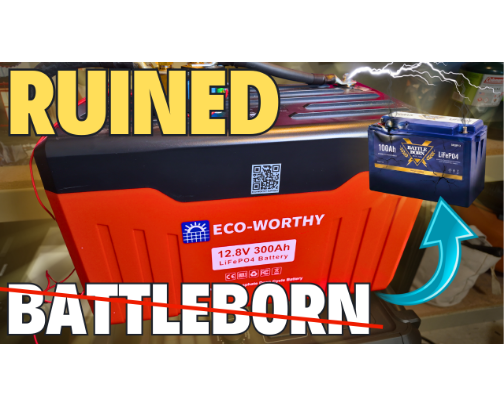 I Tested a $450 Eco-Worthy Battery. It RUINED Battleborn. cover photo collage