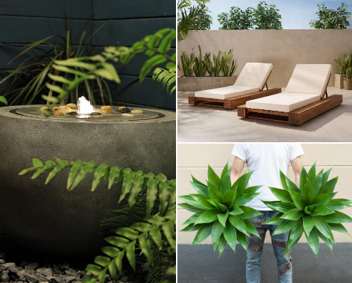 RH-Inspired Spring Outdoor Patio Refresh (Luxury Look for Less) cover photo collage