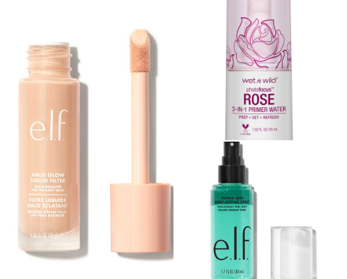 Favorite Makeup product recs for my 37 yr old maturing, creasing dry skin. cover photo collage