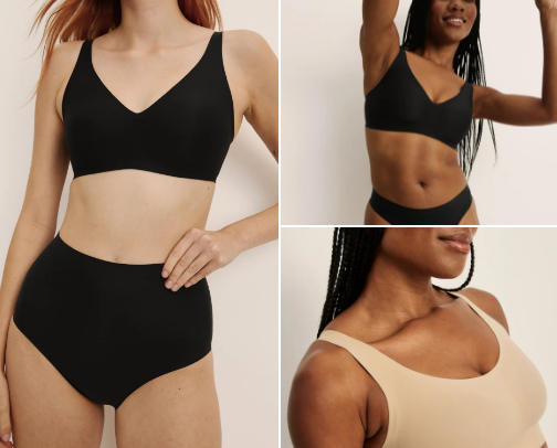 Intimates- comfy + vavavoom cover photo collage