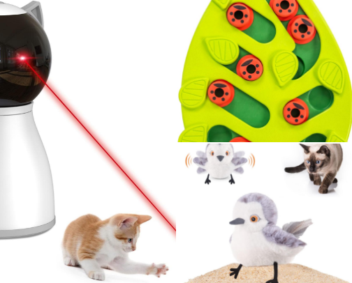 Best Interactive Cat Toys cover photo collage