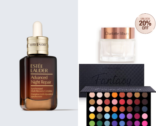 Beauty Products cover photo collage