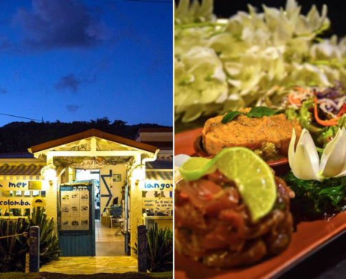 Restaurants to eat at in Guadeloupe ❤️💛💚🇬🇵 cover photo collage