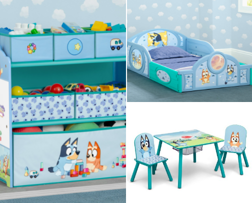 Children’s Bluey Themed Bedroom Decor cover photo collage