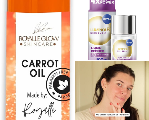 Skin care products that keeps you younger🌸 cover photo collage