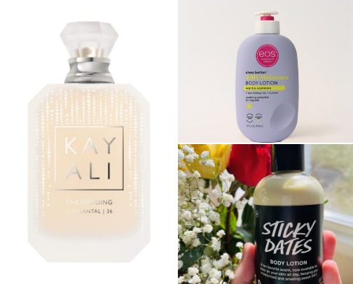 besties... this is your guide to smelling so good,  ALL DAY LONG cover photo collage