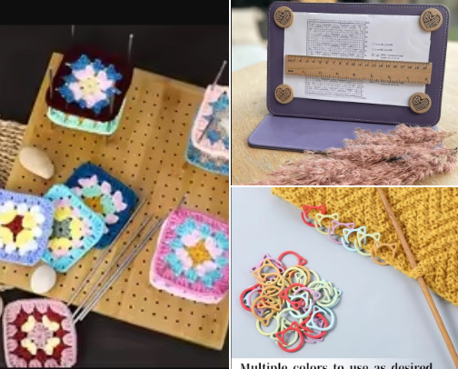 Cute Crochet Accessories & Craft Finds ✨ cover photo collage