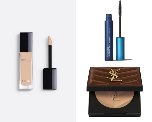 What’s in my makeup bag cover photo collage