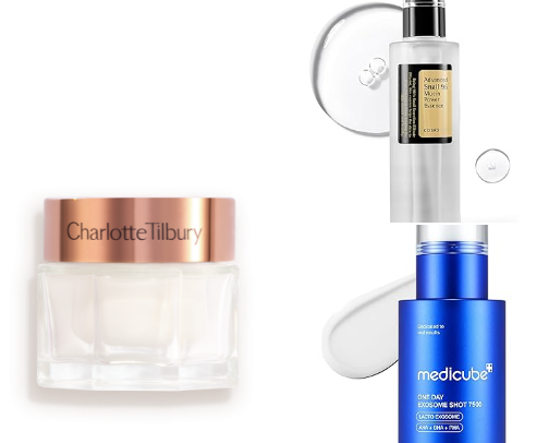 best skincare products cover photo collage