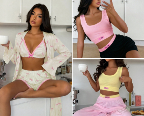 Underwear & Sleepwear😴 cover photo collage