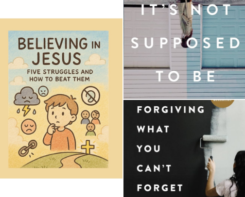 My Faith Shelf cover photo collage