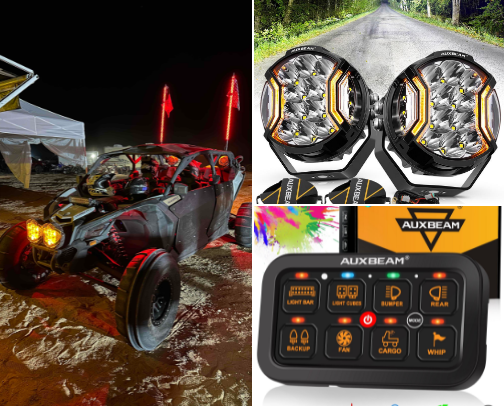 Hot off-road items cover photo collage