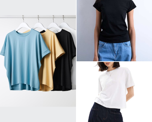 "Essential Tees for Women — wardrobe staples: neutral & reliable" cover photo collage