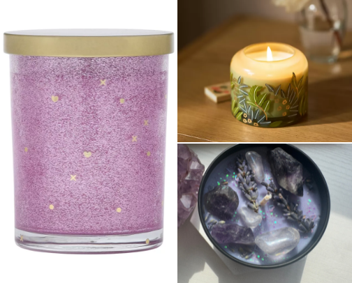 Scented Serenity  The Aromatic Candle That Transforms Your Space" cover photo collage