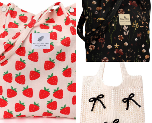 Cute Tote Bags You'll Want to Carry Everywhere cover photo collage