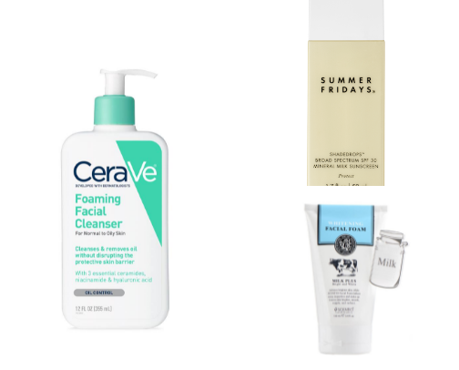 Skincare That Actually Works for Oily/Combo Skin ✨ cover photo collage