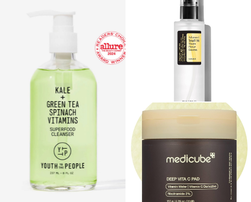 Skincare that cleared my acne cover photo collage