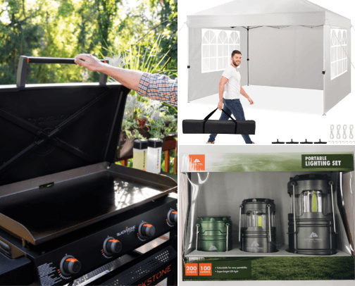 Camping stuff! cover photo collage