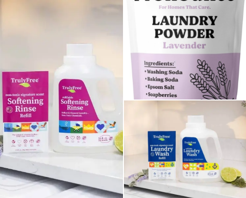 clean without compromise - nontoxic cleaning products!🧽🫧 cover photo collage