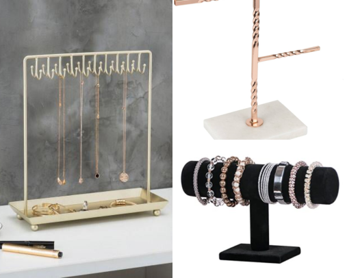 Bracelet Display Stands I Put on My Vanity So They Finally Stop Denting cover photo collage