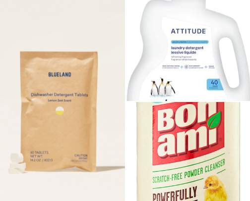 Non-tox cleaning cover photo collage