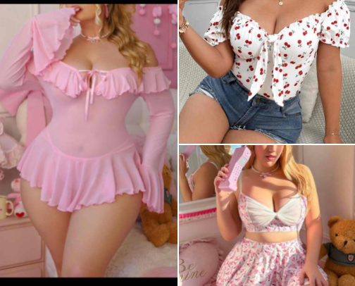 Spicy & Sassy SHEIN (l, xl, plus size friendly) cover photo collage